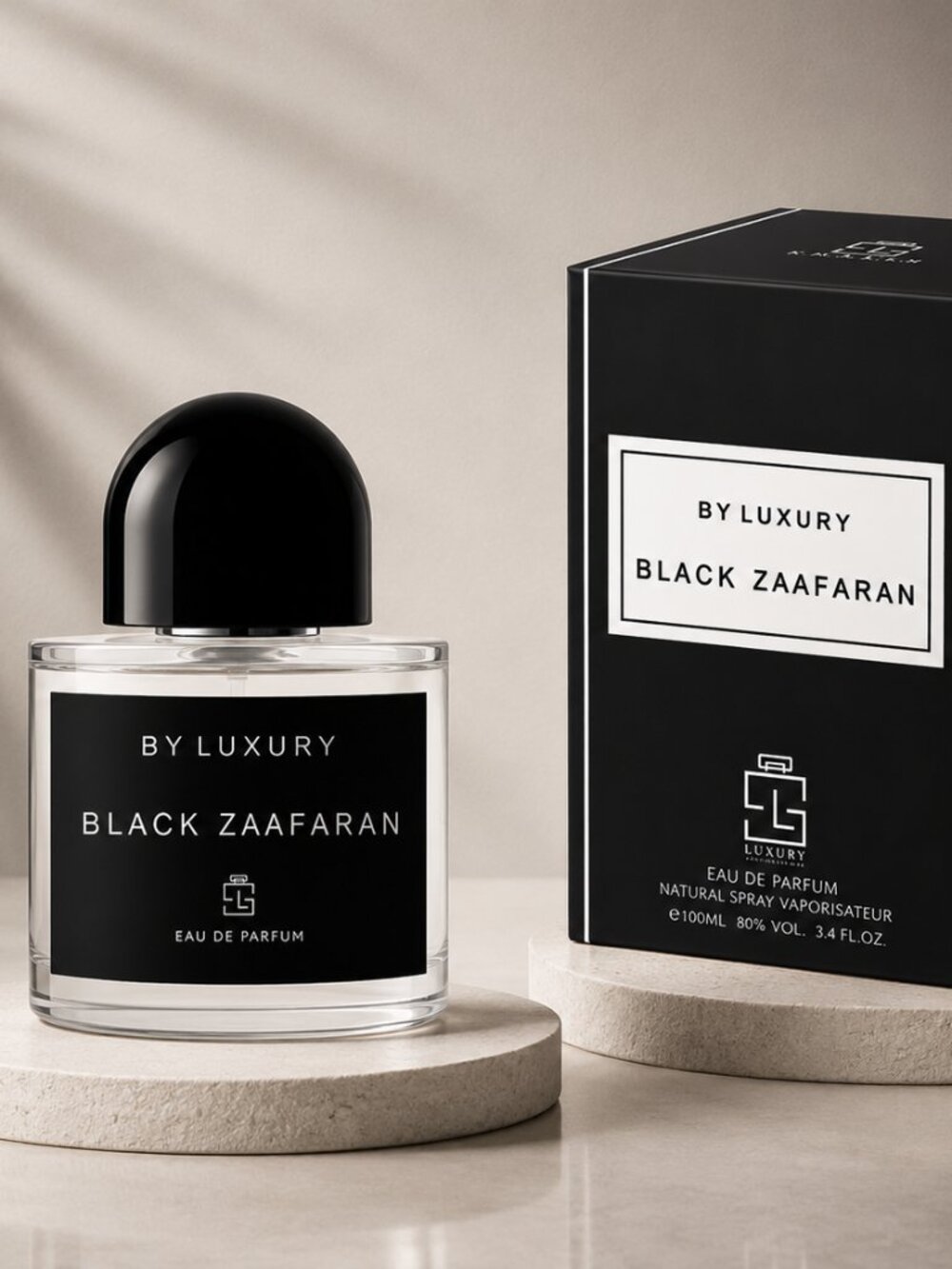 Black Zaafaran By Khalis Luxury Eau De parfum Unisex 100ml 3.4 FL.Oz